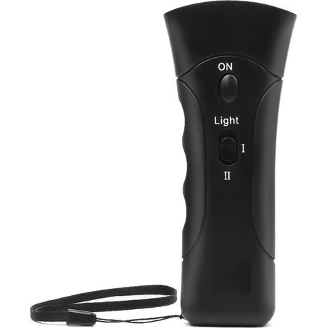 Ultraschall, tragbar, batteriebetrieben, Hundetrainer et Abschreckungsmittel, mit LED-Licht, reduziert Hundegebell and -lärm, Hundetrainingsgerät, Abwehr- und Antibellmittel, drinnen, draußen (1/5)