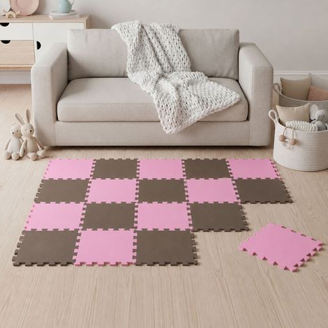 18 Piezas Alfombra Puzzle para Bebés y Niños - 30x30 Suelo Goma EVA Tapete Juego (1/5)