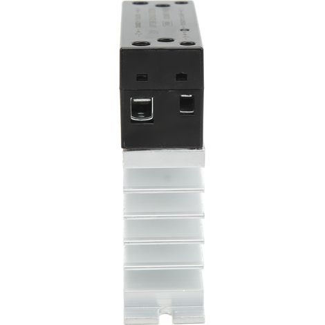 DC-Halbleiter-Steuerrelais mit Kühlkörper, SSR-Modul-Stromversorgung 3-32V Eingang, 5-220V Ausgang, robuster elektronischer Schalter. (1/5)