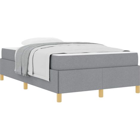 Maison Exclusive - Struttura del letto Grigio chiaro 120 x 200 cm Tessuto