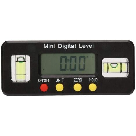 royaluxe-Inclinomètres Traceur numérique d'angles, 0 360 °, mini niveau de torpille et inclinomètre numérique, jauge d'angle électronique, 100 mm/150 mm/200 mm, avec bulle d'air pour mesure horizontal (1/5)