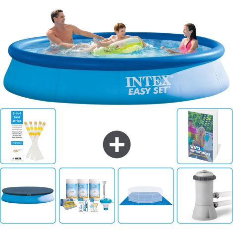 Intex Piscina Easy Set Rotonda - 366x76 cm - 7-pezzi  S77