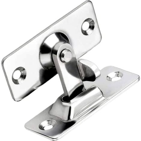 Loquet porte angle droit inox verrou coulissant sécurité 90°