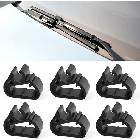 Clips Fixation Tuyau Lave-Glace - 6 Pièces - Plastique ABS - Verrouillage Sécurisé - Compatible Peugeot Citroën DS (1/5)