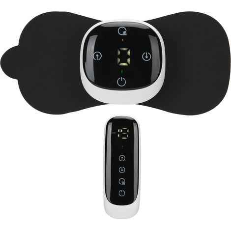 Mini masseur de cou EMS pour soulager la douleur, patch de massage cervical sans fil, blanc (1/5)