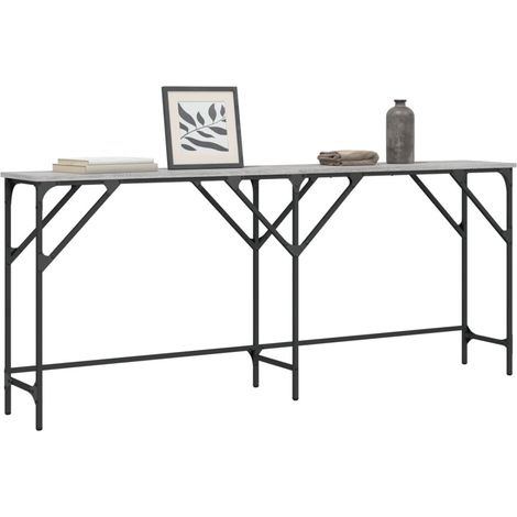 Konsolentisch Grau Sonoma 180x29x75 cm Holzwerkstoff