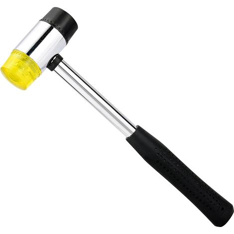Marteau En Caoutchouc - Tête Double Face Échangeable - Pour Travail Du Bois Cuir Plastique Bijouterie Et Artisanat - 1 Pièce (1/5)