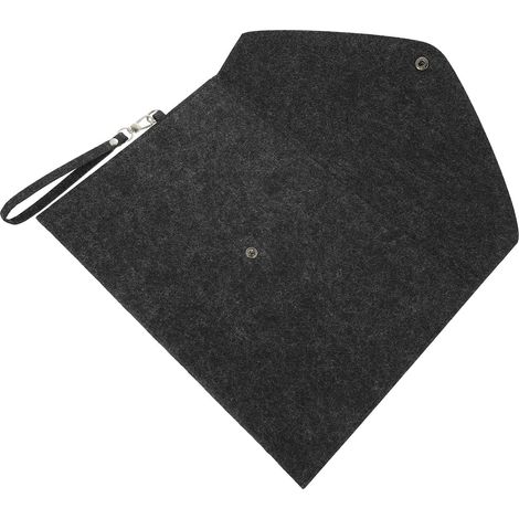 Tragbare Filz Aktentasche mit Druckknopf Wasserabweisender Dokumentenorganizer A4 Langlebiger Büro und Schulordner Wiederverwendbarer Papierorganizer für Reise und Alltag (1/5)