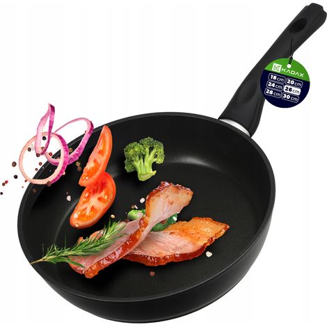 KADAX Bratpfanne, Pfanne mit Antihaftbeschichtung, beschichtete Gourmetpfanne, Induktion Universallp
