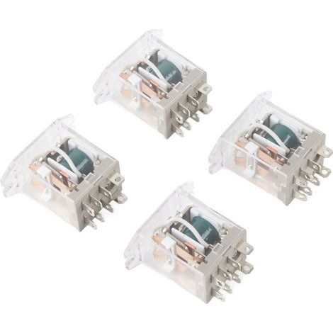 4 relais électromagnétiques 220V multifonctions étanches en thermoplastique pour porte de garage (1/5)
