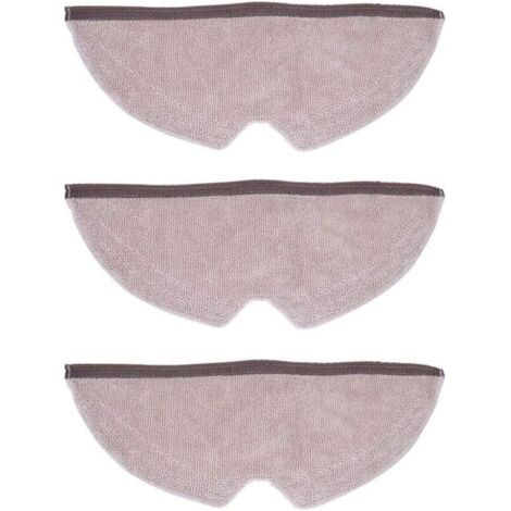 3 Pack Premium Replacement Mop Cloths Compatible with Xiaomi MI Robot 2 Roborock S50 and Xiaowa I Xiaomi Microfiber Cloths for Robot Vacuum Cleaner I Accessories (1/4)