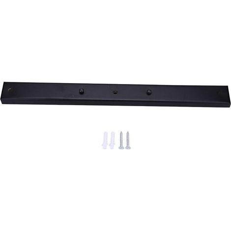 Support de plaque de base rectangulaire pour plafonnier, accessoires de montage pour suspension DIY, bronze rouge (noir) (1/5)