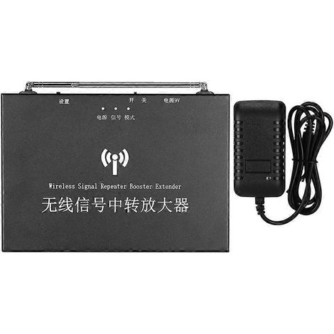 Répéteur/amplificateur de signal sans fil 315 MHz, 9-12 V CC, portée de 1000 m, pour l'industrie et l'agriculture (prise américaine). (1/5)