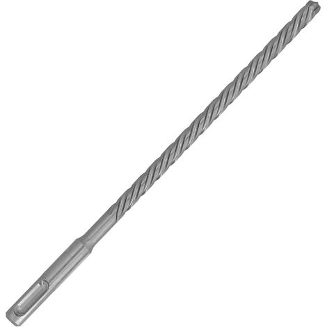 Punta Sds Plus a 8 taglienti speciali per cemento armato Ø 8 x 210 mm. Punta da trapano per muro, Punta da trapano per fondazion (1/5)