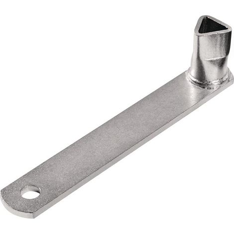 TECWERK Dreikantschlüssel M12 auf Flacheisen o.Niet f.umklappbare Poller TECWERK (1/2)