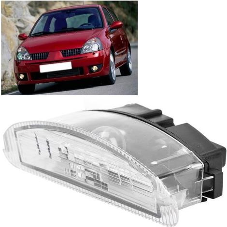 Éclairage de la plaque d\'immatriculation 7700410754 Lampe de plaque d\'immatriculation pour Renault Clio II 1998-2005 HB007 (1/4)
