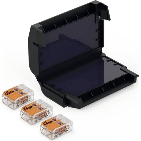 CellPack 407862 EASY-PROTECT/332 Scatola gel collegamento morsetti flessibile: 0.2-4 mm² rigido: 0.2-4 mm² 1 pz. Nero (1/2)