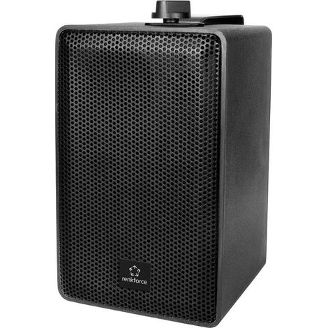 [NEUWERTIG] B-Ware RENKFORCE RL100W BK Regallautsprecher 100W 90Hz-20kHz 87dB Schwarz Paar (1/2)