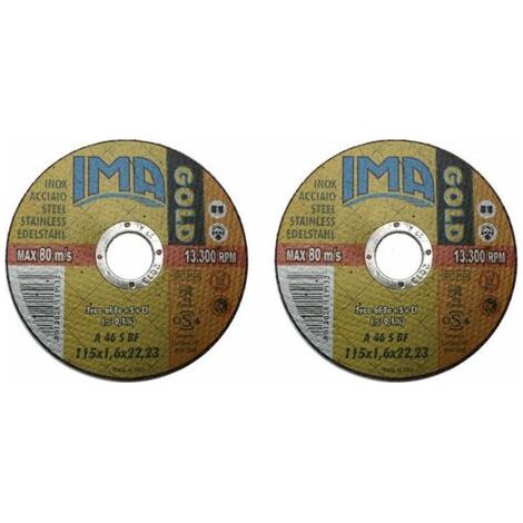 Disco abrasivo ima 50pz taglio inox 115x1,0 mola abrasiva - Salone (1/2)