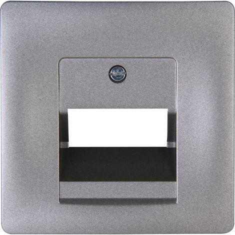 Kopp UAE-Abdeckung für 1-2 Anschlüsse Venedig, platin, 328343180 Kopp (1/2)