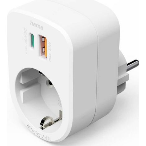 Hama 00223343 Presa di ricarica USB Bianco (1/5)