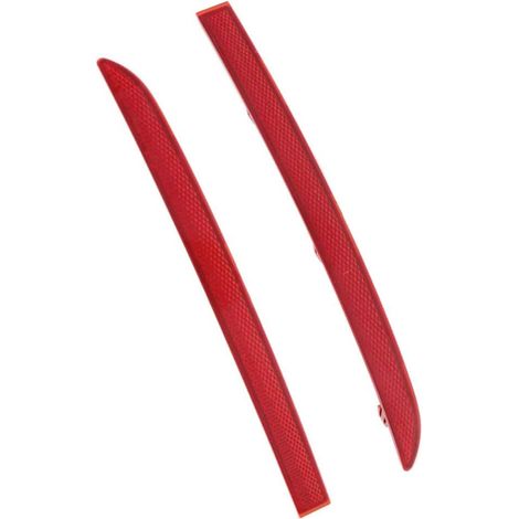 Adatto per paraurti posteriore BMW X3 F30 GT 13-19, coppia di catarifrangenti per luci laterali 63147847165 (1/4)