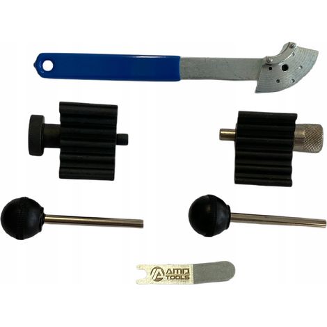HERRAMIENTA DE BLOQUEO DE DISTRIBUCIÓN + LLAVE TENSORA VW 1.9 2.0 TDI (1/5)