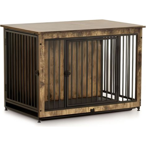 Niche pour chien intérieur 98x70x65cm cage pour chiots Max