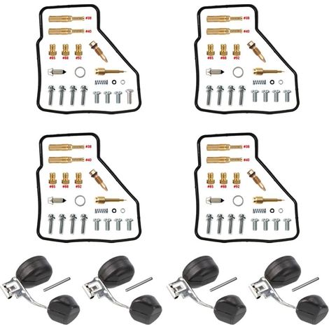 Vergaser Reparatursatz für VF400F NC13 1982-1983 400cc V-Four  für VF400 400F VF 1984 1985 Reparatur Teile Motorrad Vergaser Überholung Ersatz Schwimmer Nadelventil (1/5)
