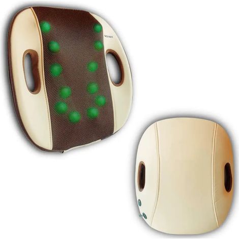 Zenet ZET-728 Shiatsu Massagekissen mit Wärmefunktion – Nackenmassagekissen für Rücken, Nacken & Schultern, elektrisches 3D Massagegerät mit 12 Massageknoten (1/5)