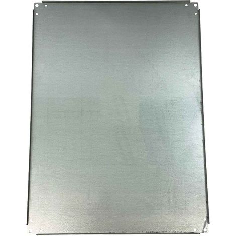 Plaque De Montage Tole électrozinguée Pour Coffret Polyester Aria 86 - 835x635 (1/2)