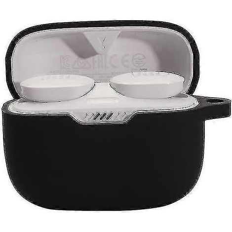 Étui de protection anti-chute avec boucle anti-perte pour écouteurs Bluetooth JBL TUNE 130NC-Black (1/5)