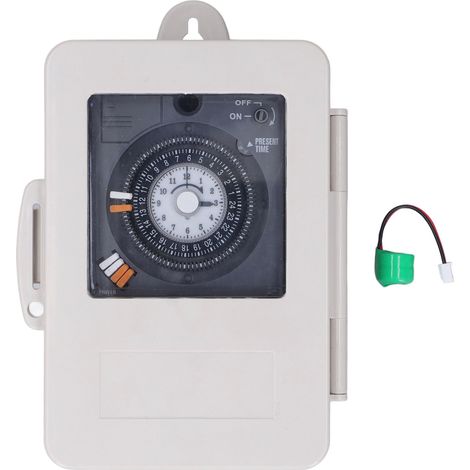 Minuterie mécanique IP53, étanche à la pluie, relais de temps de cycle de 24 heures, 30A, 250VAC, capacité de contact 100-240VAC