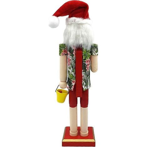 Casse-noisettes créatifs faits main en bois de 38 cm, décorations de table de Noël