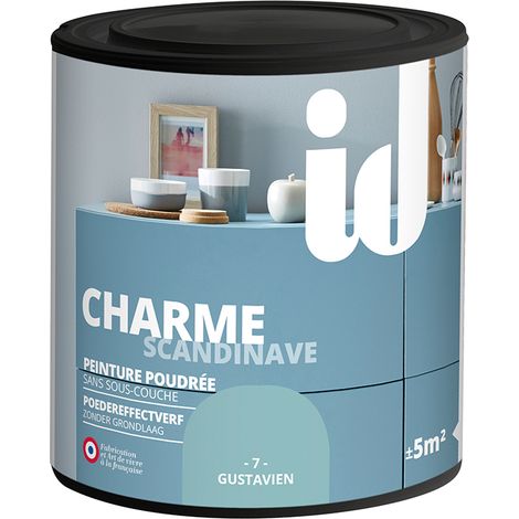 ID VERNICE OPACA E LAVABILE SENZA PRIMERCHARME COLOR AZZURRO - 0.5 LT