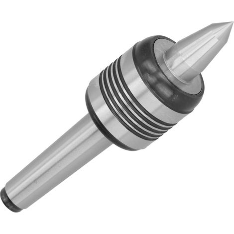 Mitlaufender Spitzen-Reitstock mit Morsekonus-Aufnahme für Drehmaschinen, Holzbearbeitungswerkzeug, Verbrauchsmaterialien MT2-5-Nut (1/5)