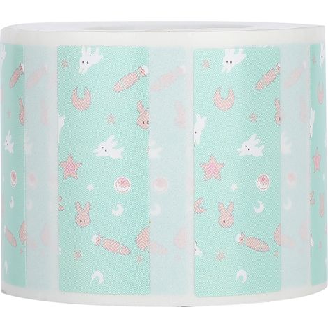 Papier d'étiquettes thermiques imperméables et résistants à l'huile, 1,2 x 0,5 po, pour imprimante EQ11, sachet d'emballage (1/5)