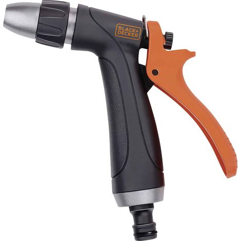 Sprinkler Black+Decker adjustable spray nozzle verstellbarer Durchfluss ergonomischer Abzug (1/5)