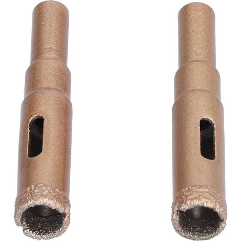 2 Pièces Forets à Percer 12mm pour Verre, Céramique, Marbre et Pierre - Outils de Coupe et Perçage (1/5)