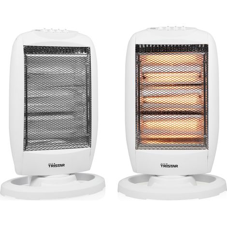 Halogen Heizlüfter 2er SET oszillierend 3 Stufen 400/800/1200Watt (1/5)