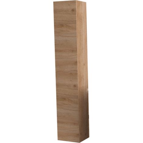 colonna singola sospesa "dafne" quercia naturale 30x22x160 cm (1/2)