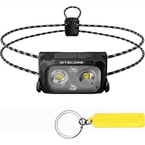 NU25 UL 400 Lumen Ultra Light Dual Beam Headlamp USB-C Rechargeable Headlamp with Tag (1/5)