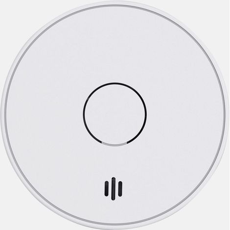 GDHZS- Detecteur de Fumée, 1 Pièces Détecteur de Fumée Batterie de 10 Ans Alarme Incendie Detecteur Fumee, Blanc, 85 DB (1/5)