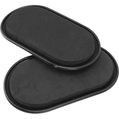 Disque de glisse d'entraînement fitness - Surface antidérapante pour exercices complets - Noir (1/5)