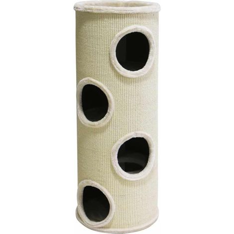 1 Griffoir Pour Chat Sisal Forme Arrondie Protection Meubles Salon