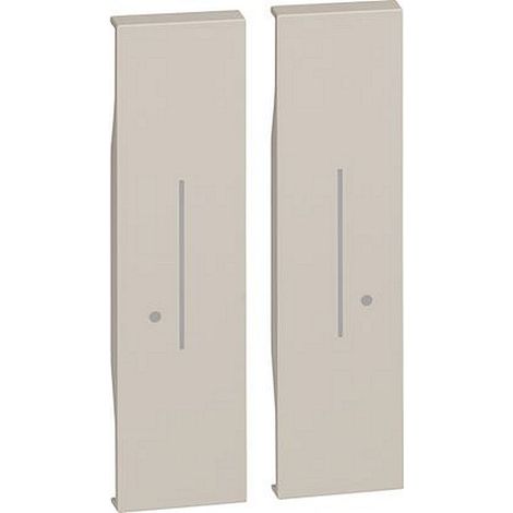 Enjoliveur Living Now with Netatmo pour commande 4 scenarios 2 modules sable BTICINO BTKM37M2