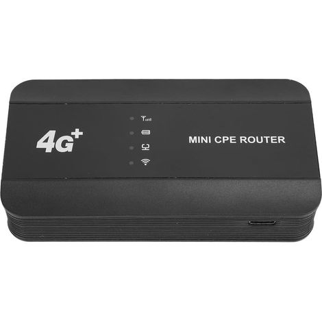 TrAdE Shop Traesio - Mini Router Cpe Ethernet 4g Lte Wifi 6 300mbps Rj45 Slot Scheda Sim Tipo C Portatile - (1/5)