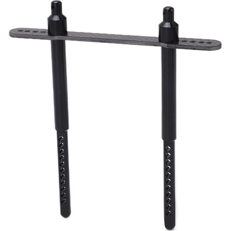 Kit de supports de carrosserie avant et arrière en alliage d'aluminium pour voiture RC AXIAL SCX10 90046 90047177 mm / 7 pouces (1/5)