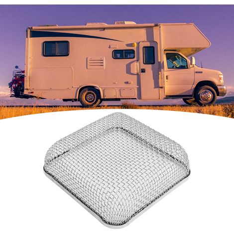 Deux grilles de protection anti-insectes pour VR, grilles de ventilation en acier inoxydable, grilles de ventilation de 4,5 x 4,5 pouces, grilles de ventilation pour poêle (S90056) (1/5)