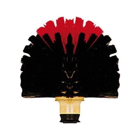 Rótula de vinilo cabeza de lobo